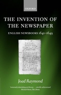 Cover: The Invention of the Newspaper - Oxford University Press