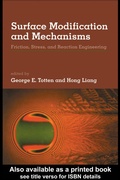 Cover: Surface Modification and Mechanisms - CRC Press