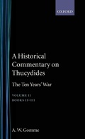 Cover: An Historical Commentary on Thucydides: Volume 2. Books II-III - Oxford University Press