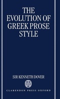 Cover: The Evolution of Greek Prose Style - Clarendon Press