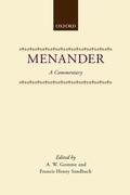 Cover: Menander: A Commentary - Oxford University Press