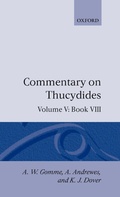 Cover: An Historical Commentary on Thucydides: Volume 5. Book VIII - Oxford University Press