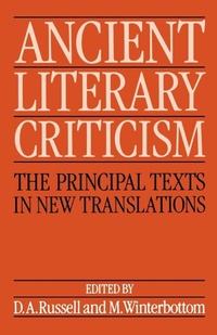 Enlarge image Cover: Ancient Literary Criticism - Oxford University Press