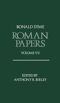 Cover: Roman Papers Volume VII - Clarendon Press