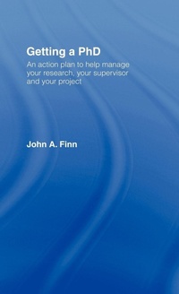 Enlarge image Cover: Getting a PhD - Routledge