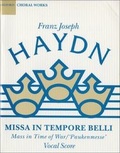 Cover: Missa in Tempore Belli (Mass in Time of War/Paukenmesse) - Oxford University Press