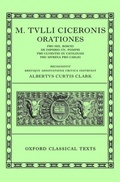Cover: Cicero Orationes. Vol. I - Oxford University Press