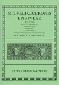 Enlarge image Cover: Cicero Epistulae. Vol II. Part ii - Oxford University Press