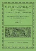Cover: Quintilian Institutionis Oratoriae Vol. I - Oxford University Press