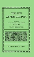 Cover: Livy Ab Urbe Condita Books XXXVI-XL - Oxford University Press