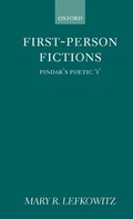 Cover: First-Person Fictions - Clarendon Press