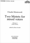 Cover: Two Motets for mixed voices - Oxford University Press