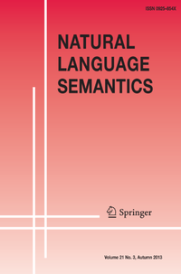 Abbildung von: Natural Language Semantics - Springer