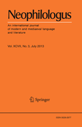 Bild: Neophilologus - Springer