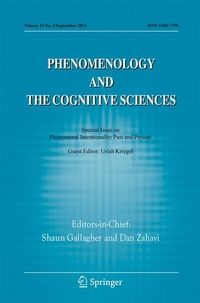 Abbildung von: Phenomenology and the Cognitive Sciences - Springer
