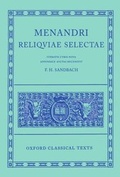 Cover: Menander Reliquiae Selectae - Oxford University Press