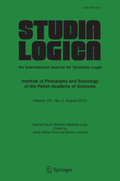 Cover: Studia Logica - Springer