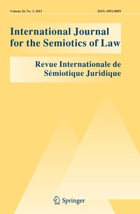 Abbildung von: International Journal for the Semiotics of Law - Revue internationale de Sémiotique juridique - Springer