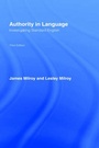 Cover: Authority in Language - Routledge