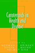 Cover: Carotenoids in Health and Disease - CRC Press
