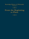 Cover: Routledge History of Philosophy Volume I - Routledge