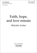 Cover: Faith, hope, and love remain - Oxford University Press