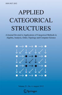 Enlarge image Cover: Applied Categorical Structures - Springer