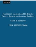 Cover: Families in Classical and Hellenistic Greece - Clarendon Press