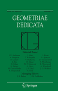 Cover: Geometriae Dedicata - Springer