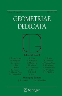 Abbildung von: Geometriae Dedicata - Springer