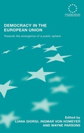 Cover: Democracy in the European Union - Routledge