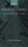 Cover: Philo of Larissa - Oxford University Press