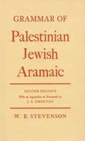 Cover: Grammar of Palestinian Jewish Aramaic - Oxford University Press