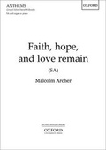 Cover: Faith, hope, and love remain - Oxford University Press