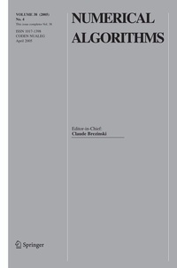 Abbildung von: Numerical Algorithms - Springer