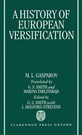 Cover: A History of European Versification - Clarendon Press