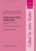 Cover: Verleih uns Frieden - Oxford University Press
