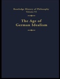 Cover: The Age of German Idealism - Routledge