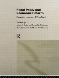 Enlarge image Cover: Fiscal Policy and Economic Reforms - Routledge