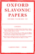 Cover: Oxford Slavonic Papers: v.32 - Clarendon Press