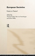 Cover: European Societies - Routledge