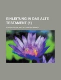 Cover: Einleitung in Das Alte Testament (1) - Rarebooksclub.com
