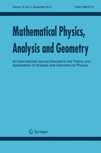 Abbildung von: Mathematical Physics, Analysis and Geometry - Springer