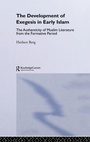 Cover: The Development of Exegesis in Early Islam - Routledge