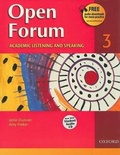 Cover: Open Forum 3: Academic Listening and Speaking - Oxford University Press
