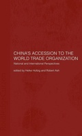 Cover: China's Accession to the World Trade Organization - Routledge