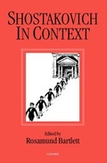Cover: Shostakovich in Context - Oxford University Press