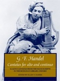 Cover: Cantatas for alto and continuo - Oxford University Press