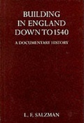 Bild: Building in England Down to 1540 - Oxford University Press Reprints distributed by Sa