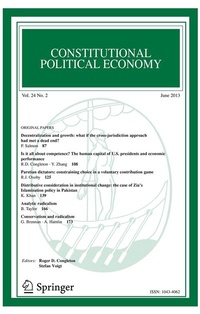 Abbildung von: Constitutional Political Economy - Springer